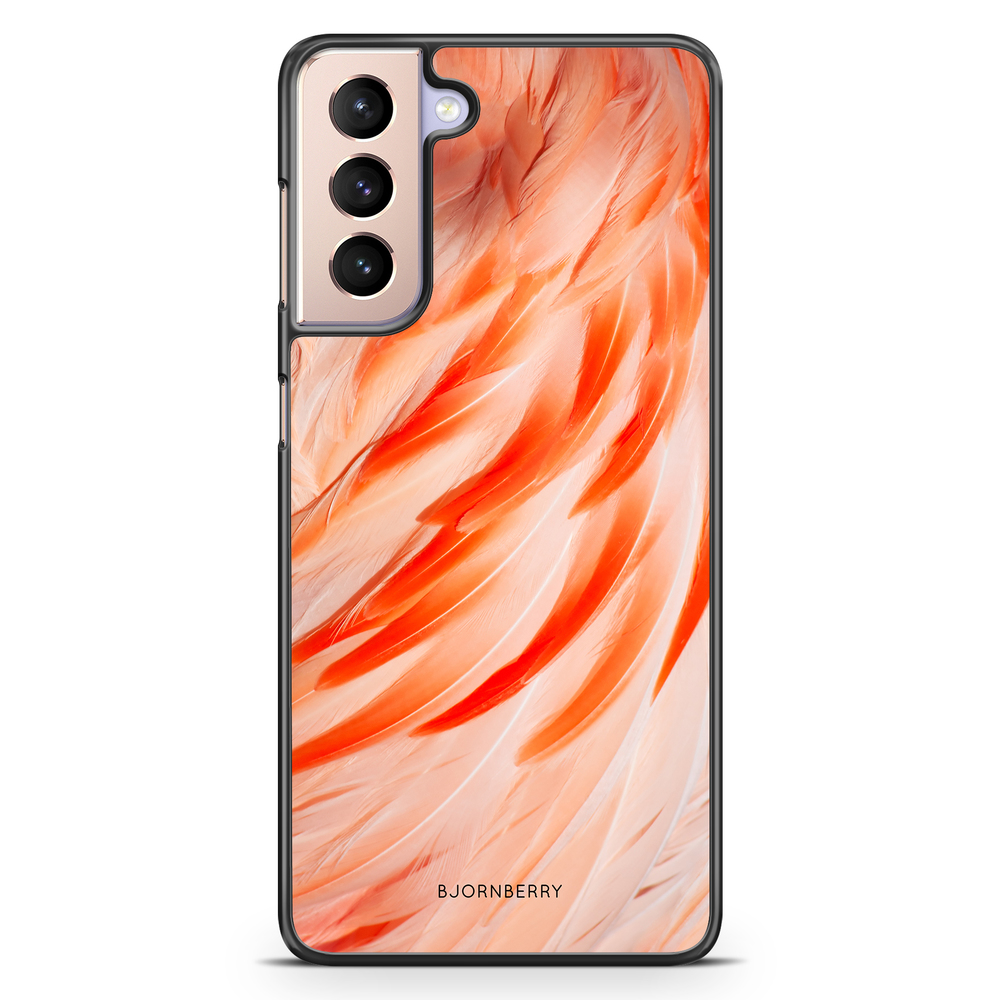 Samsung Galaxy S21 Case - Flamingo Feathers