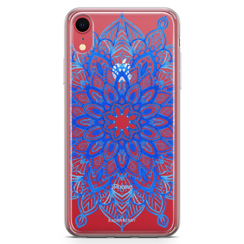 iPhone XR Fashion Skal - Blå Mandala