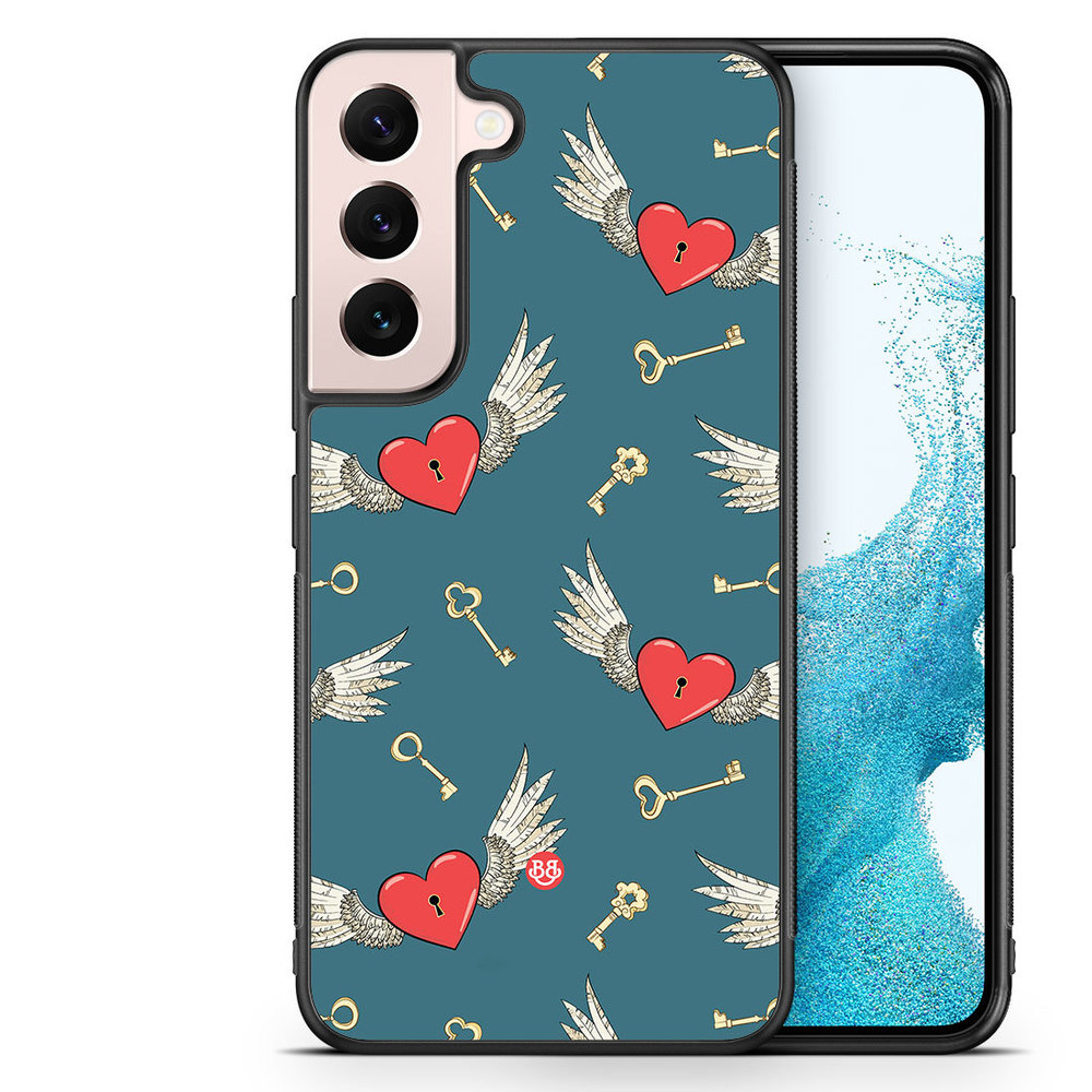 Samsung Galaxy S23 5G Case - Hearts and Wings