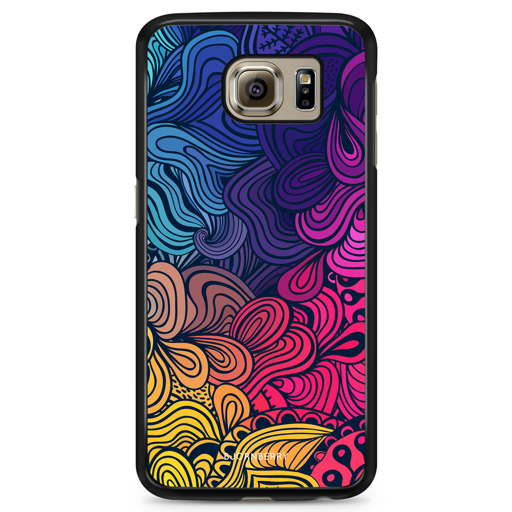 Samsung Galaxy S6 Case - Retro Flowers