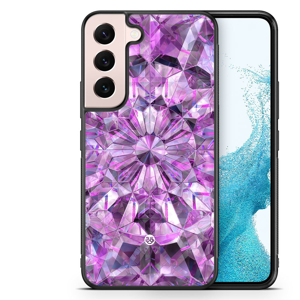 Samsung Galaxy S22 5G Case - Purple Crystals