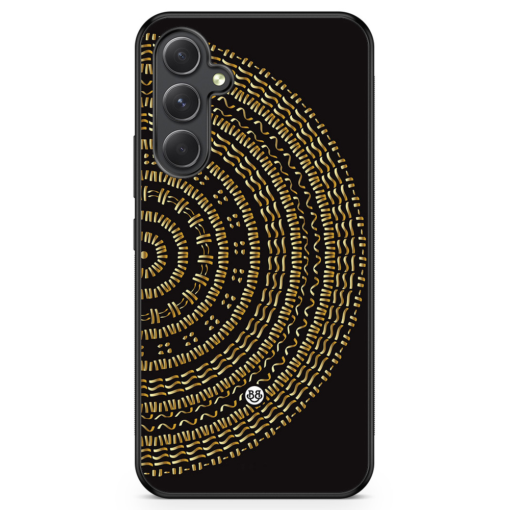 Samsung Galaxy A54 5G Case - Mandala Gold/Black