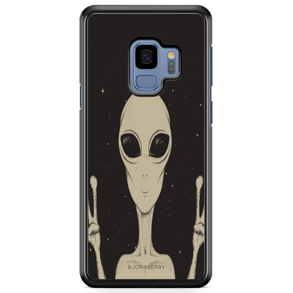 Samsung Galaxy S9 Case - Peace Alien