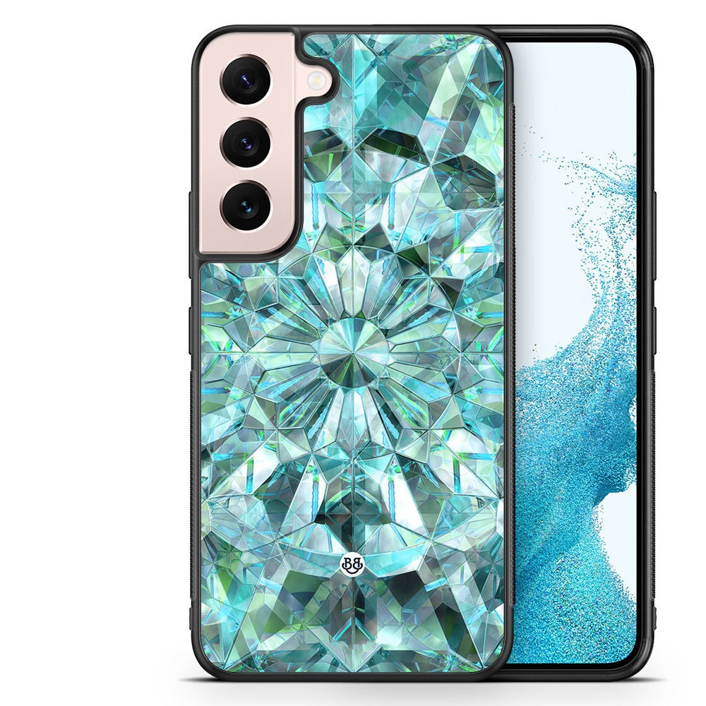 Samsung Galaxy S22 5G Case - Green Crystals