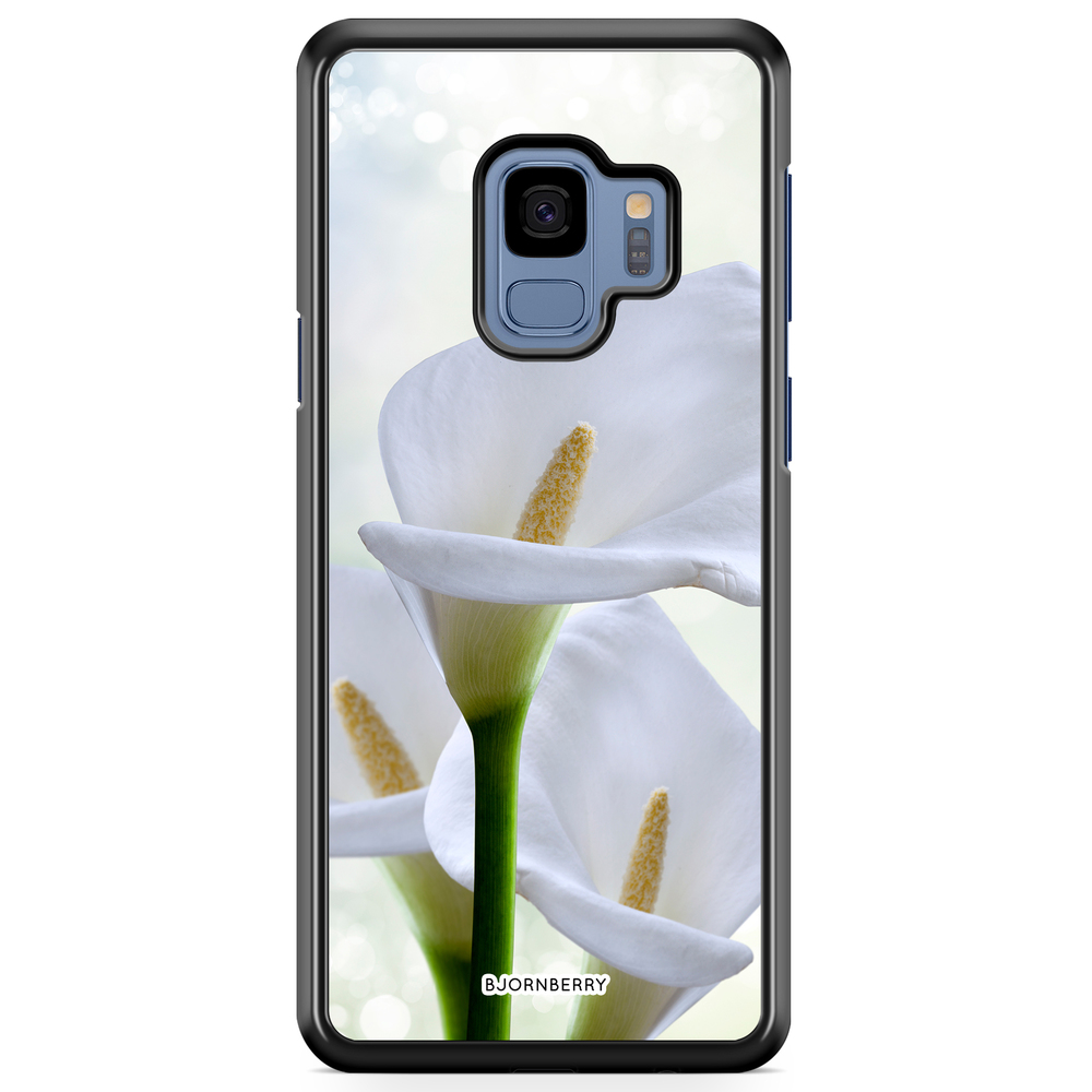Samsung Galaxy S9 Case - White flower
