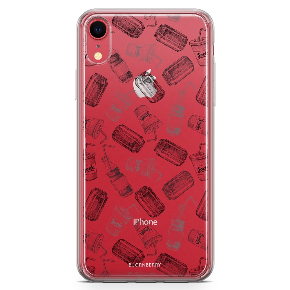 iPhone XR Fashion Case - Soda Black & White