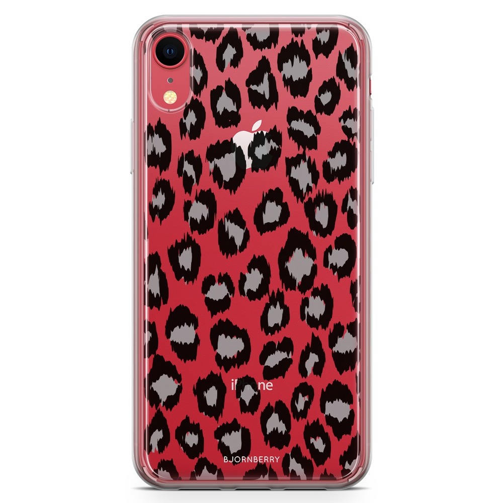 iPhone XR Fashion Skal - Grå Leopard