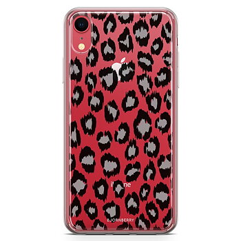 iPhone XR Fashion Skal - Grå Leopard