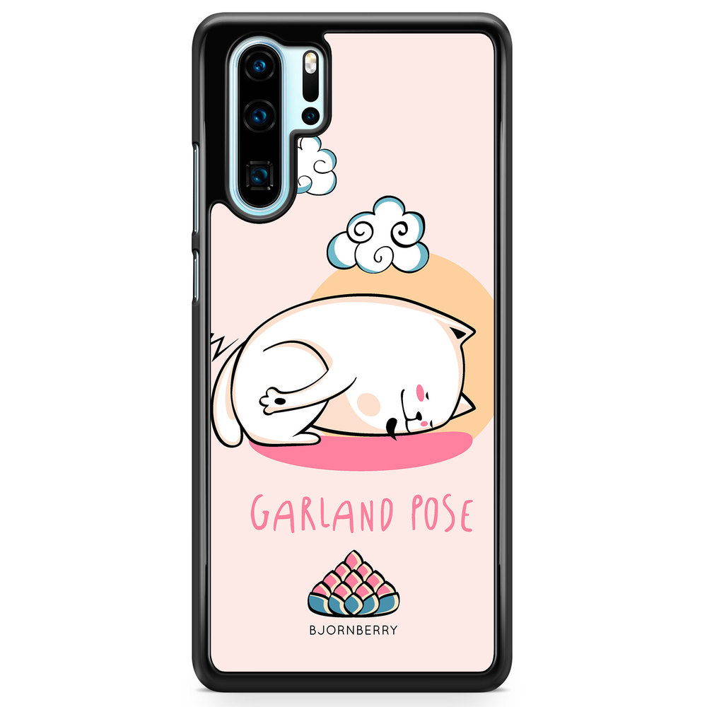 Huawei P30 Pro Case - Yoga Cat Garland