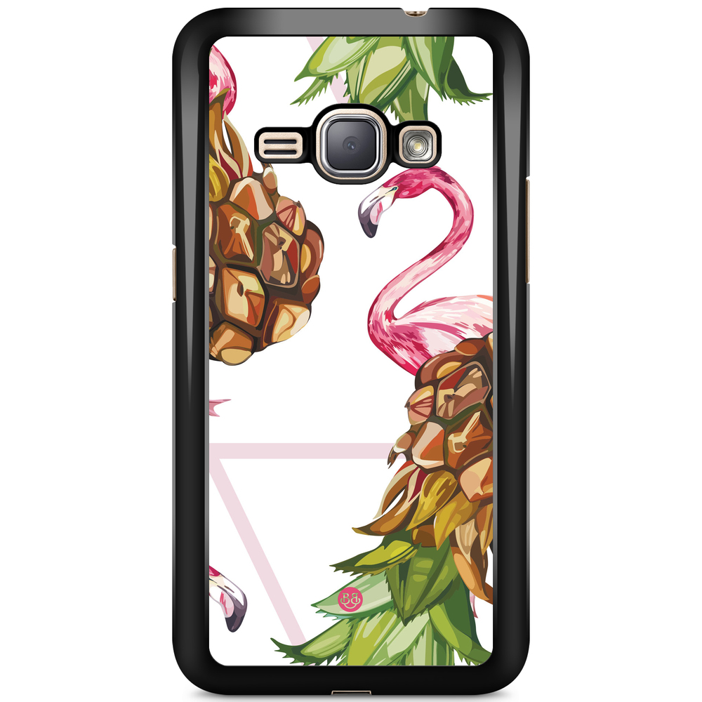 Samsung Galaxy J1 (2016) Case - Pineapple & Flamingo