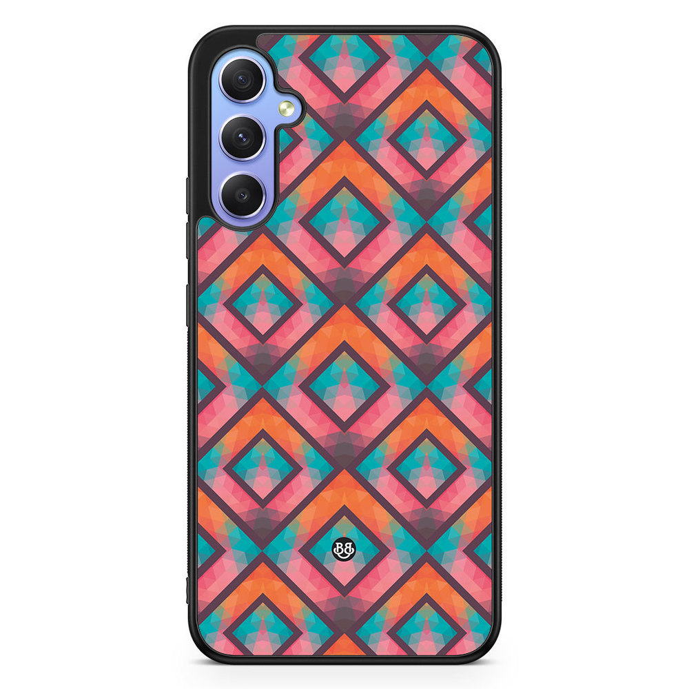 Samsung Galaxy A34 5G Case - Retro Squares