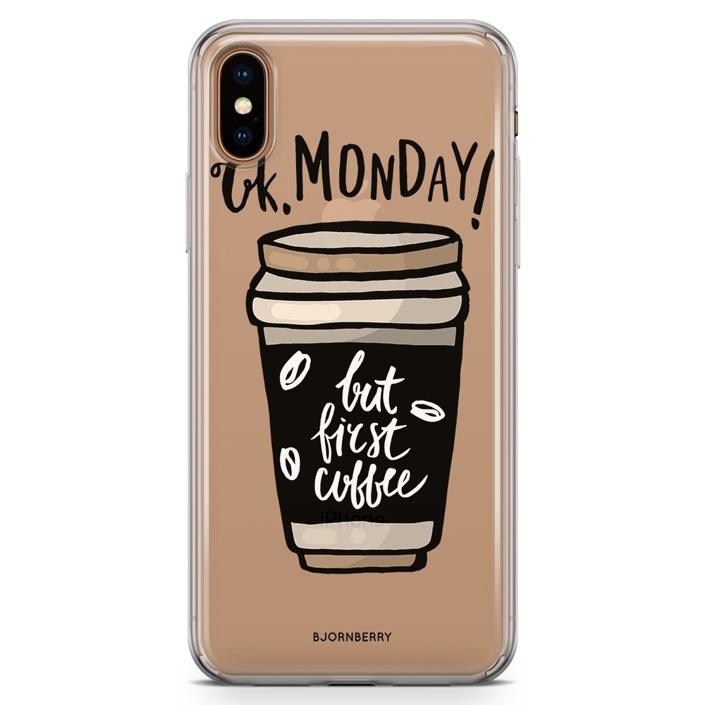 iPhone Xs Max Fashion Skal - But First Coffee
