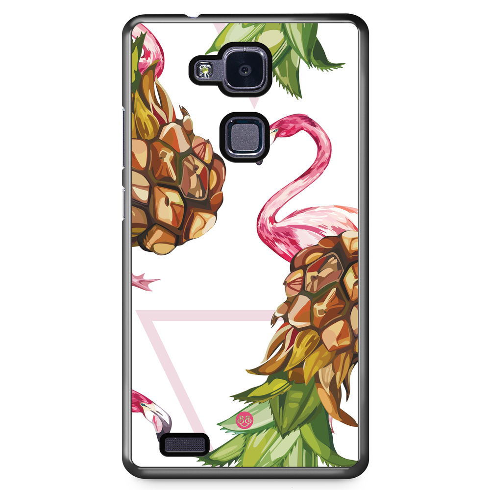 Huawei Honor 5X Case - Pineapple & Flamingo