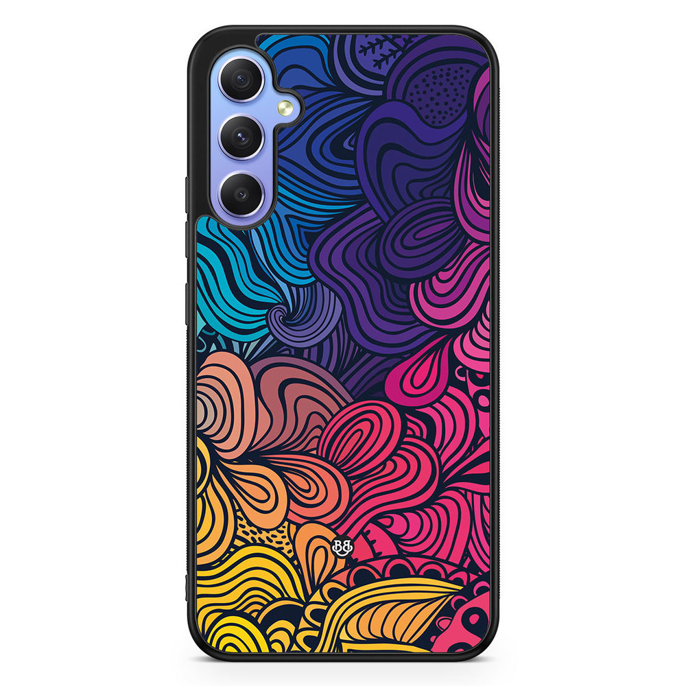 Samsung Galaxy A34 5G Case - Retro Flowers