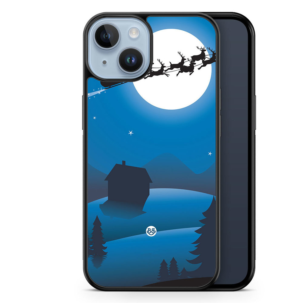 iPhone 14 Plus Case - Festive Sleigh
