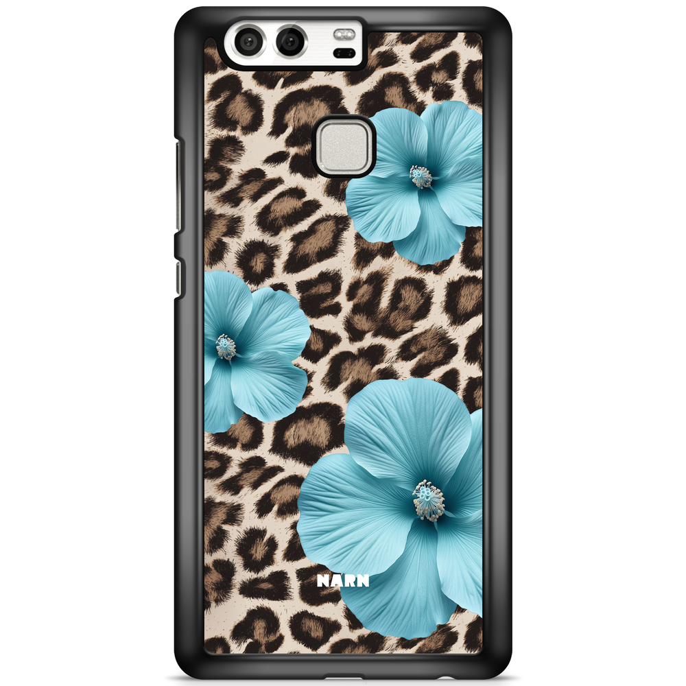 Huawei P9 Plus Case - Hibiscus Era - Turquoise Leopard