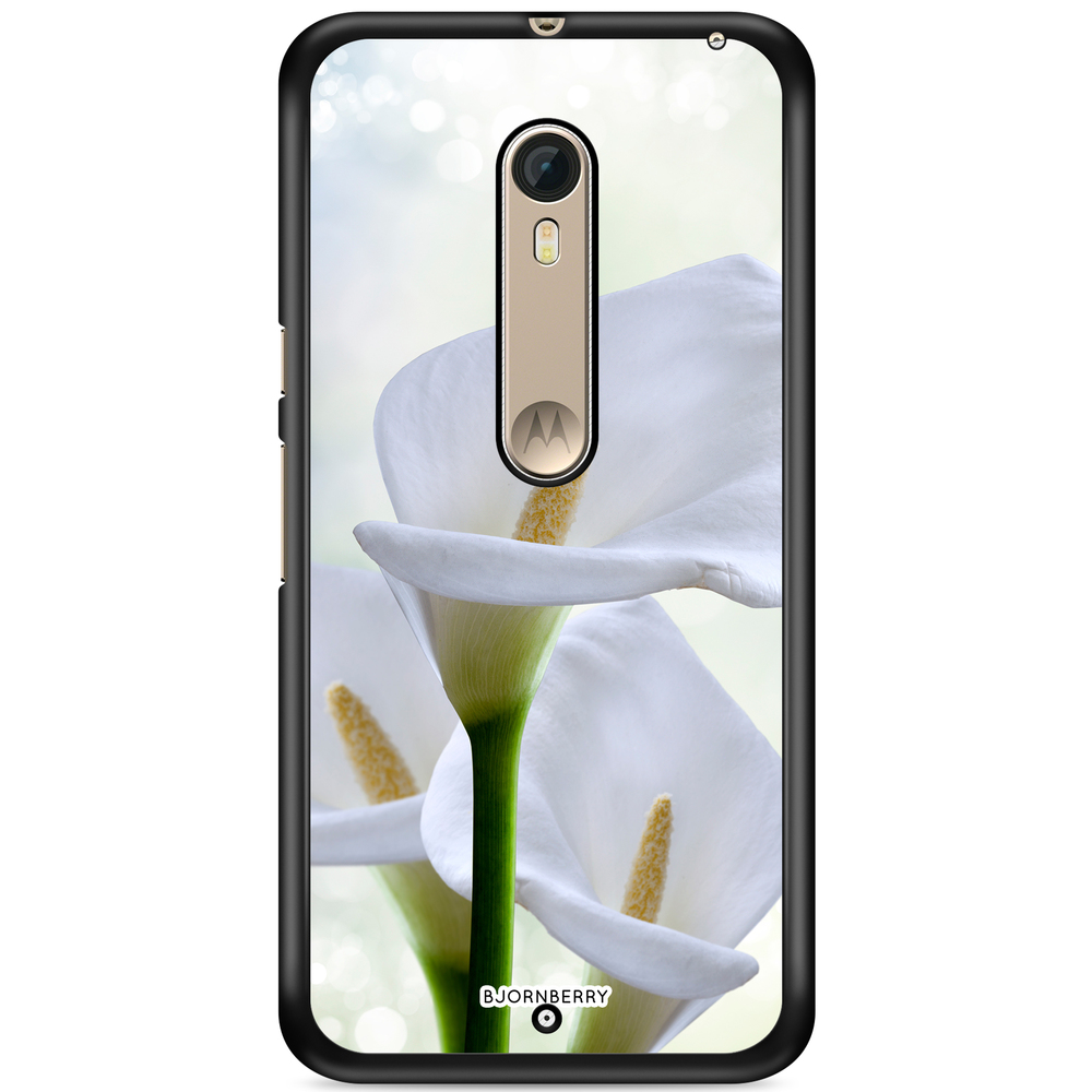 Moto X Style Case - White flower