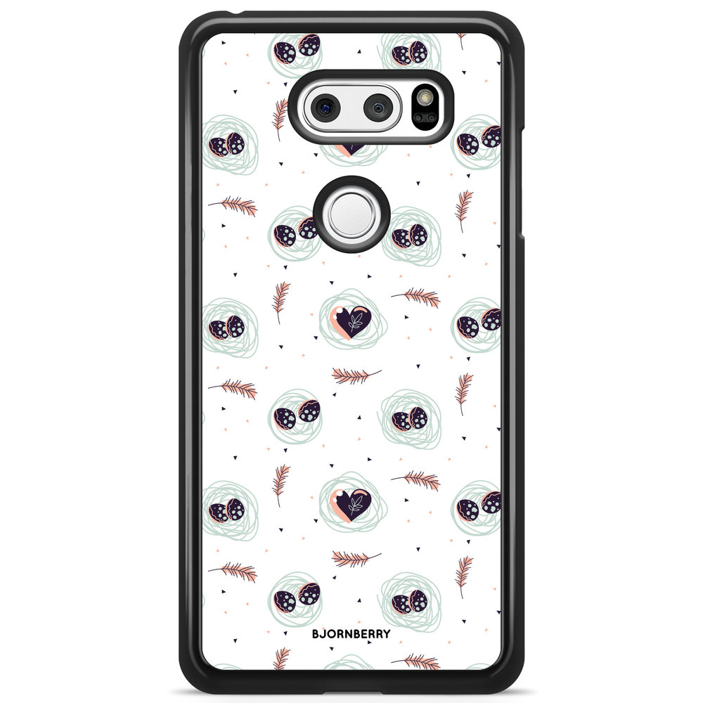 LG V30 Case - Eggs and Hearts