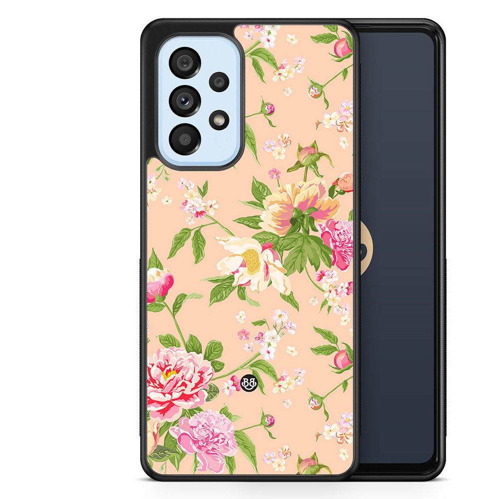 Samsung Galaxy A53 5G Case - Peony Flowers