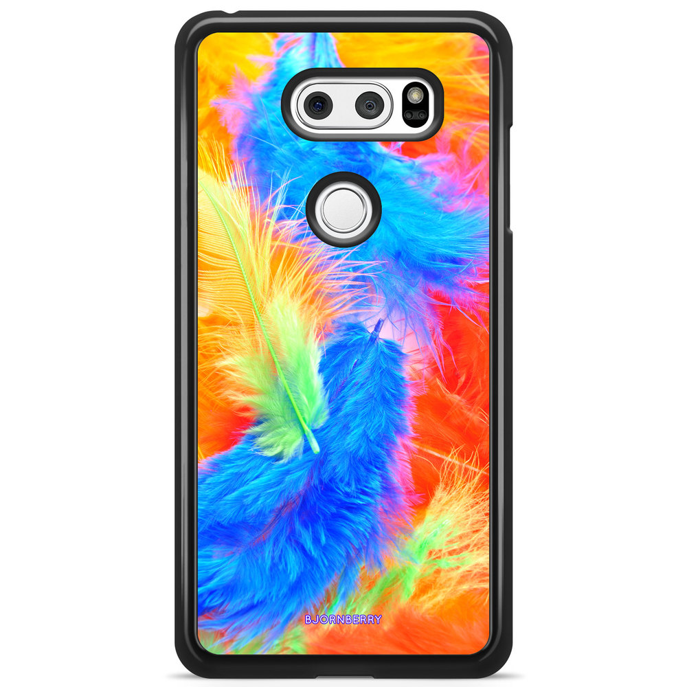 LG V30 Case - Easter Feathers