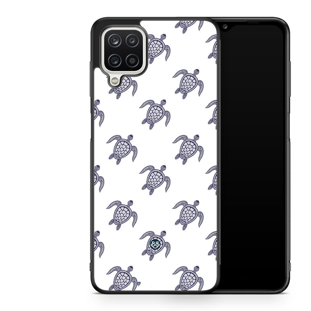 Samsung Galaxy A12 Case - Blue Turtles