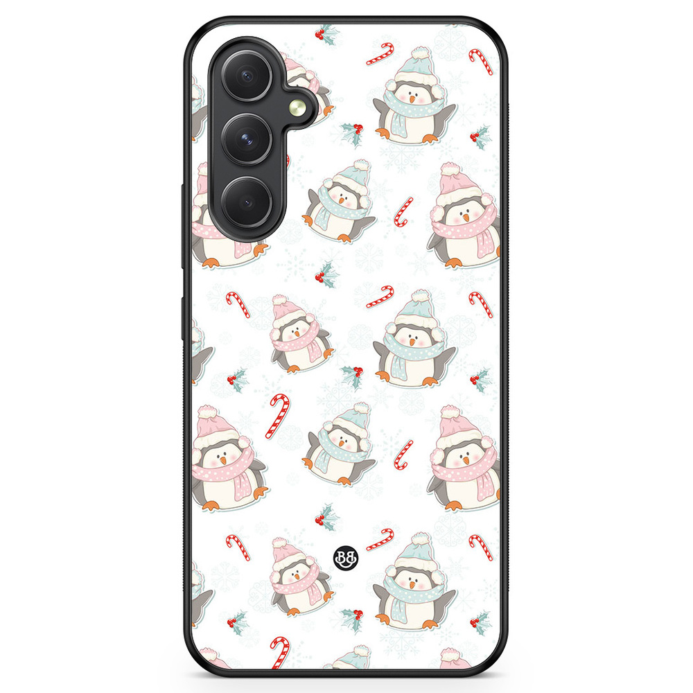 Samsung Galaxy A54 5G Case - Christmas Penguins