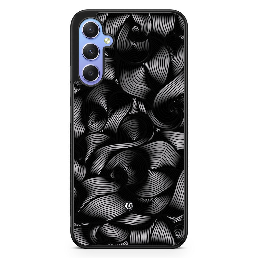 Samsung Galaxy A34 5G Case - Black Waves