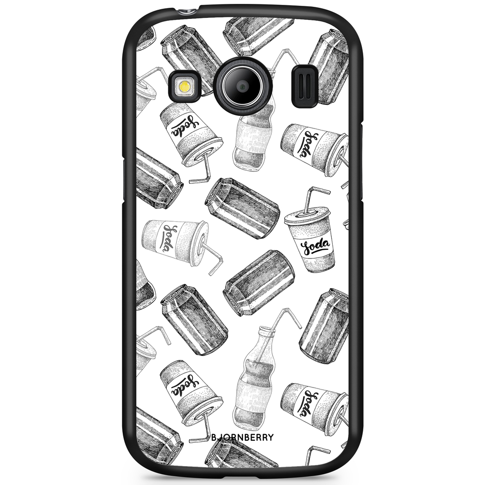 Samsung Galaxy Ace 4 Case - Soda Black & White