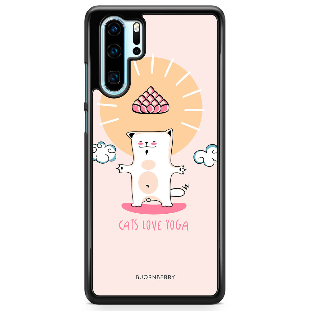Huawei P30 Pro Case - Yoga Cat Nr1