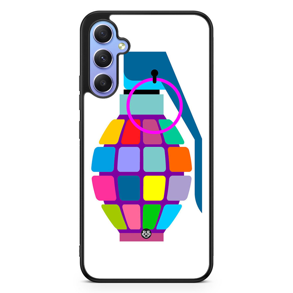 Samsung Galaxy A34 5G Case - Color hand grenade