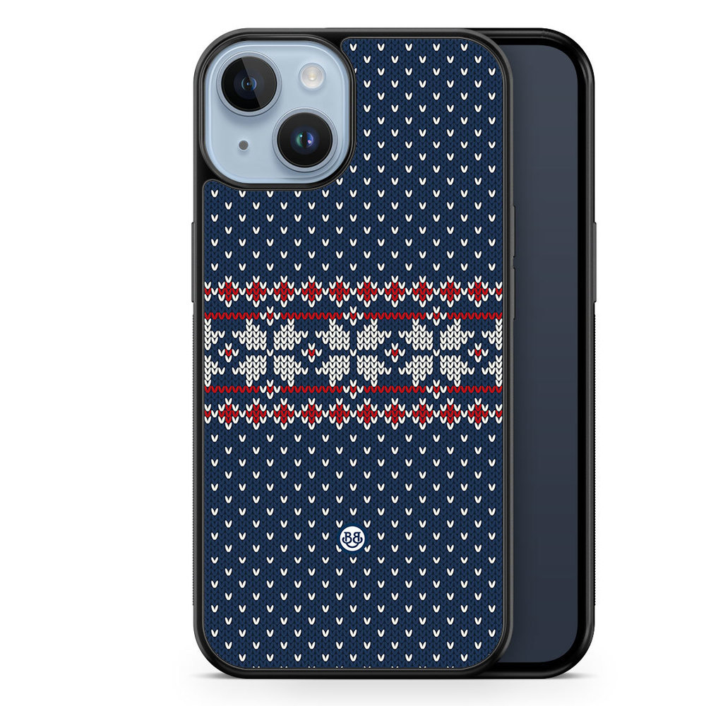 iPhone 14 Plus Case - Knitted Xmas