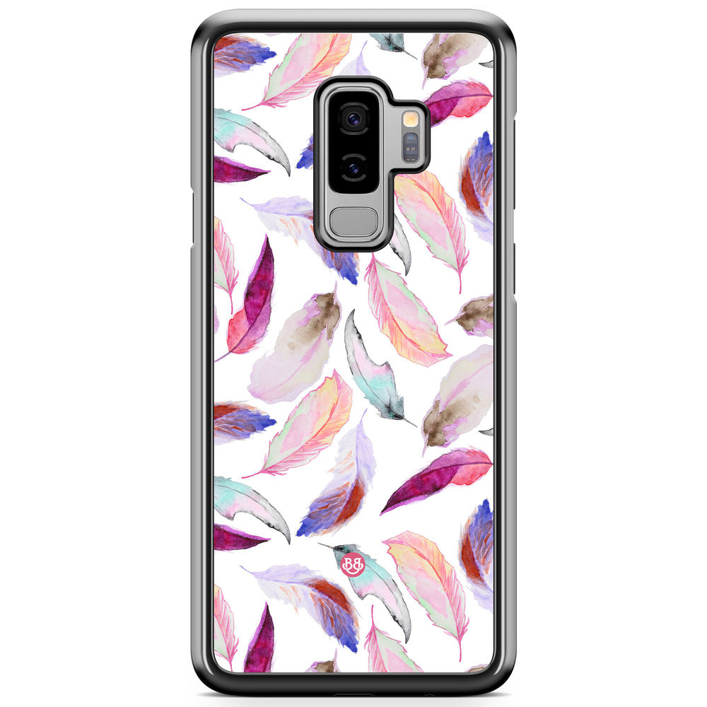 Samsung Galaxy S9 Plus Case - Watercolor Feathers