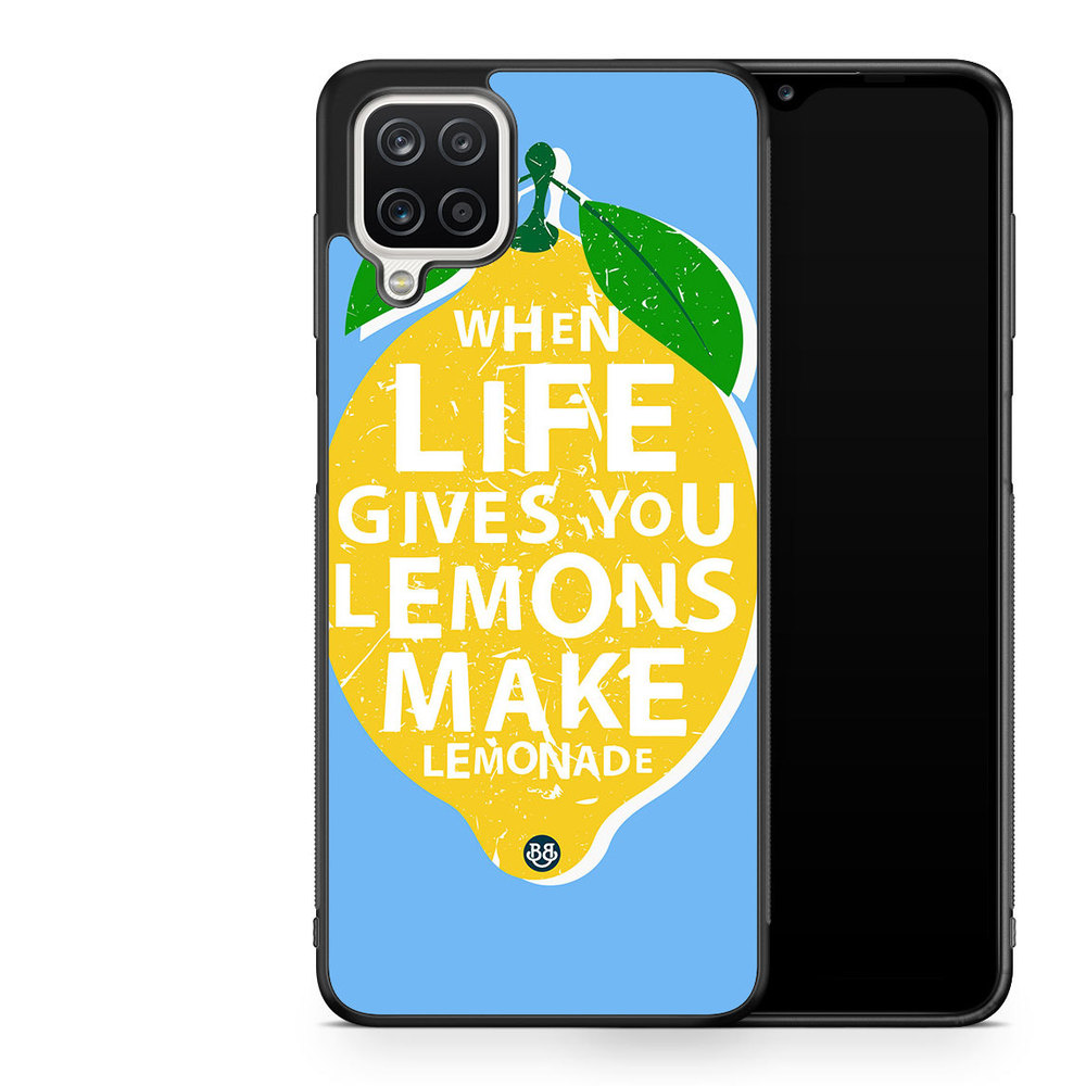 Samsung Galaxy A12 Case - Lemon Quote