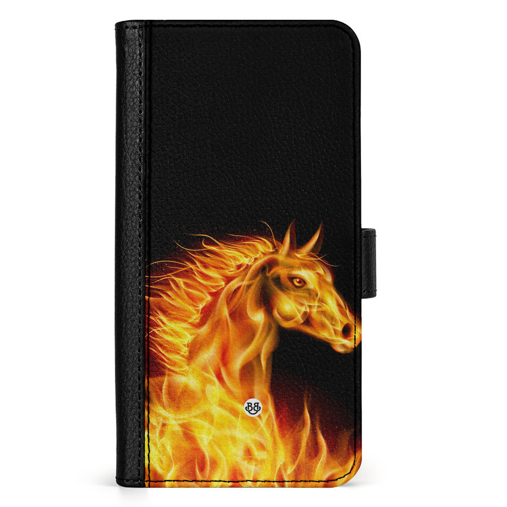 Xiaomi 13 Pro Wallet Case - Flames Horse