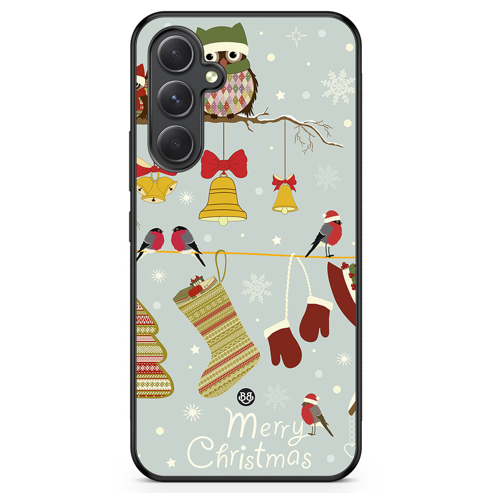 Samsung Galaxy A54 5G Case - Christmas Owls