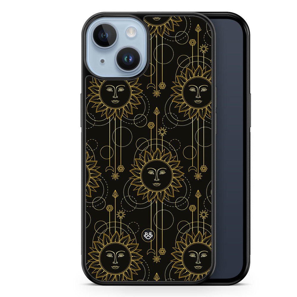 iPhone 14 Plus Case - Gold Suns