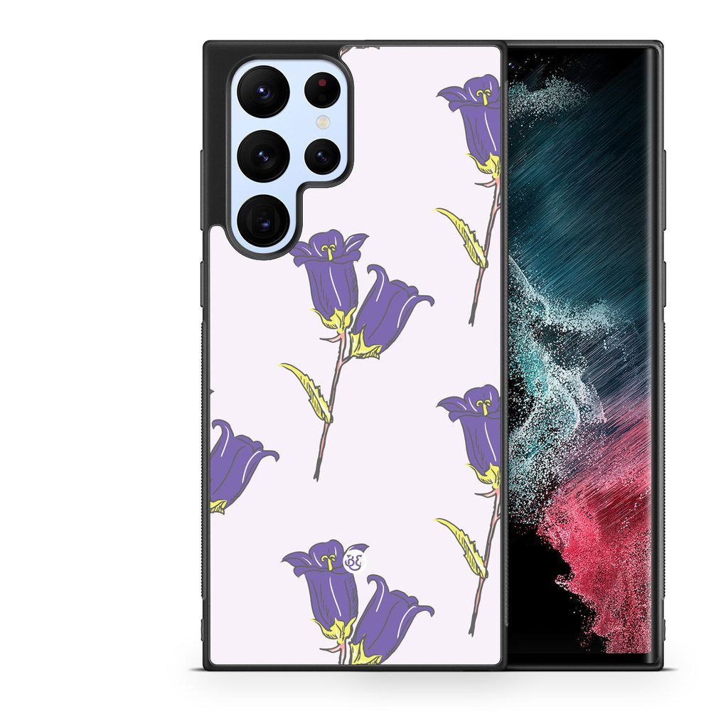 Samsung Galaxy S22 Ultra 5G Case - Wild Purple Flowers