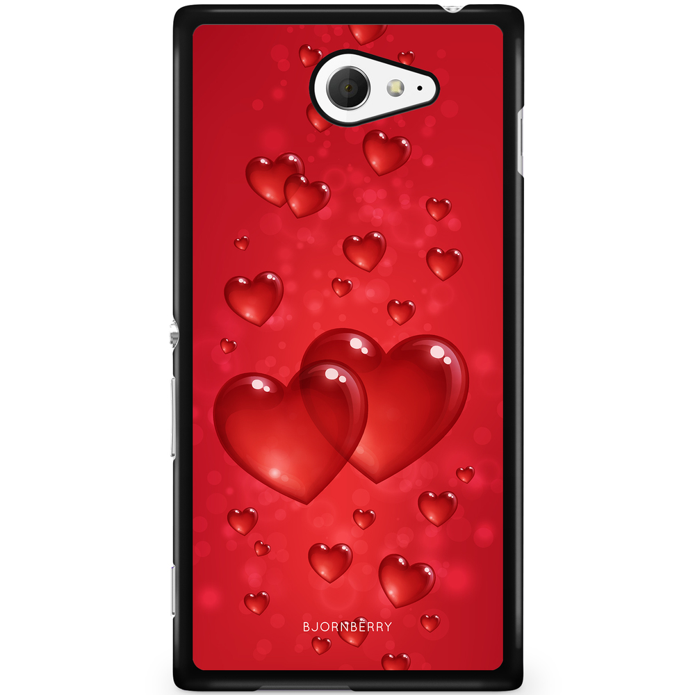 Sony Xperia M2 Aqua Case - Hearts