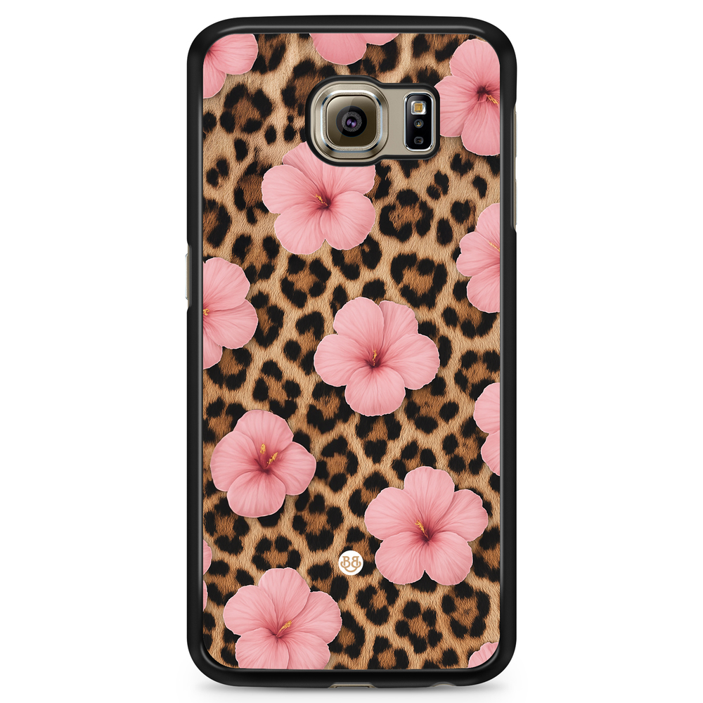 Samsung Galaxy S6 Edge Case - WILD BLOOM - Leopard Flower