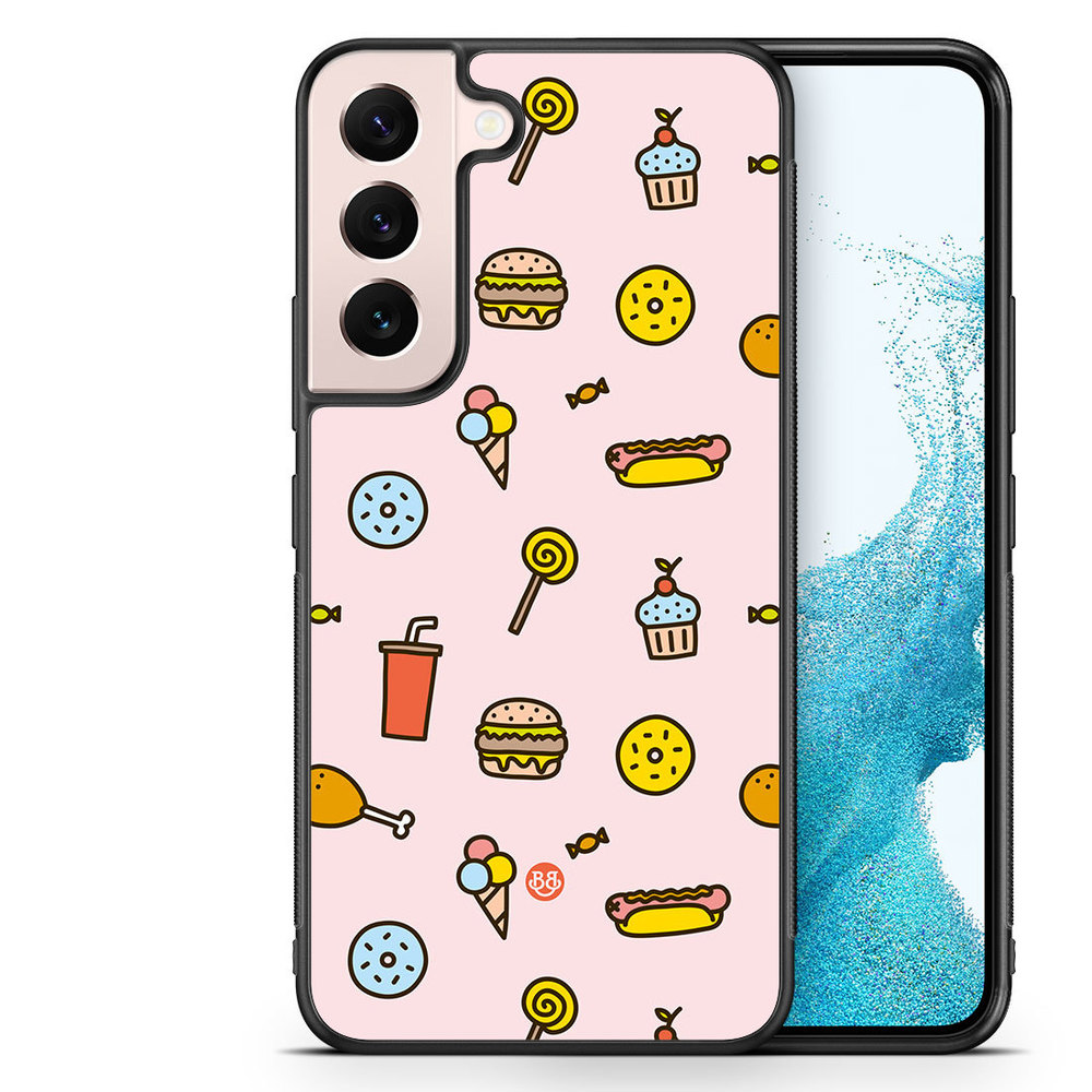 Samsung Galaxy S22 5G Case - Junk food Pattern