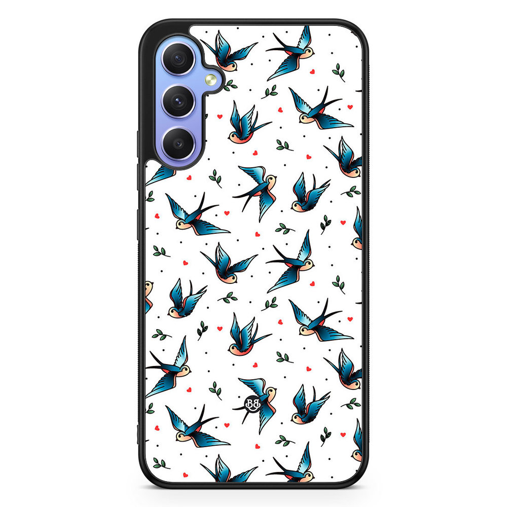 Samsung Galaxy A34 5G Case - Swallows