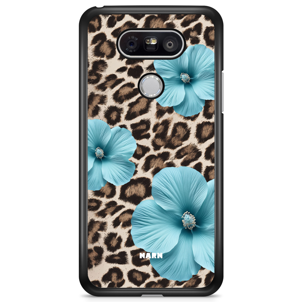 LG G5 Case - Hibiscus Era - Turquoise Leopard