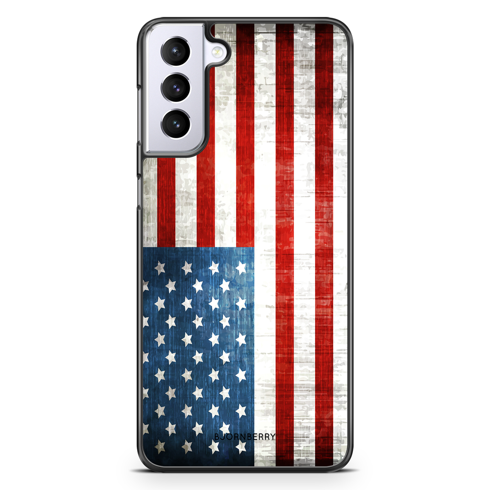 Samsung Galaxy S21 Plus Skal - USA Flagga | Mobilskal & Mobilfodral BJORNBERRY