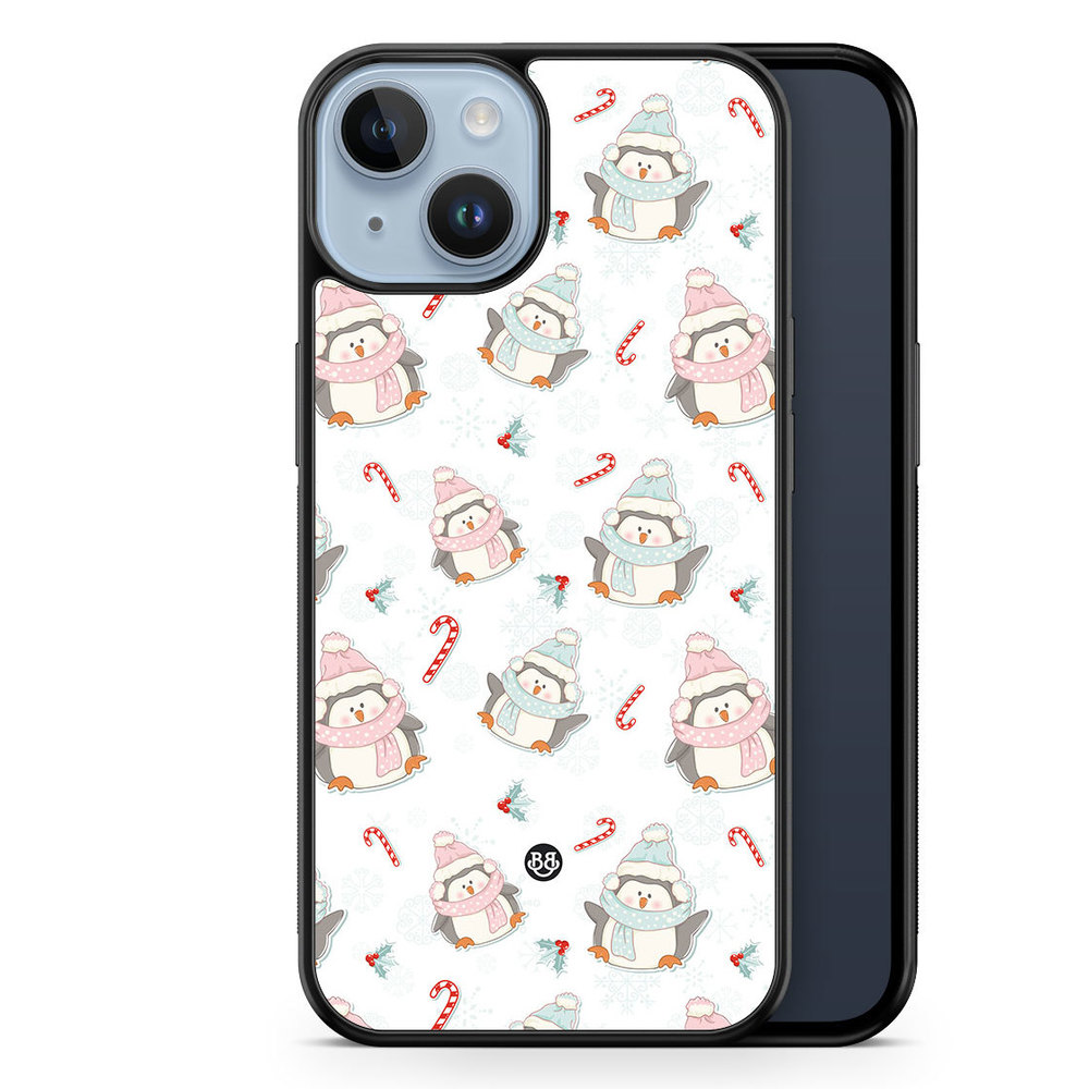 iPhone 14 Plus Case - Christmas Penguins