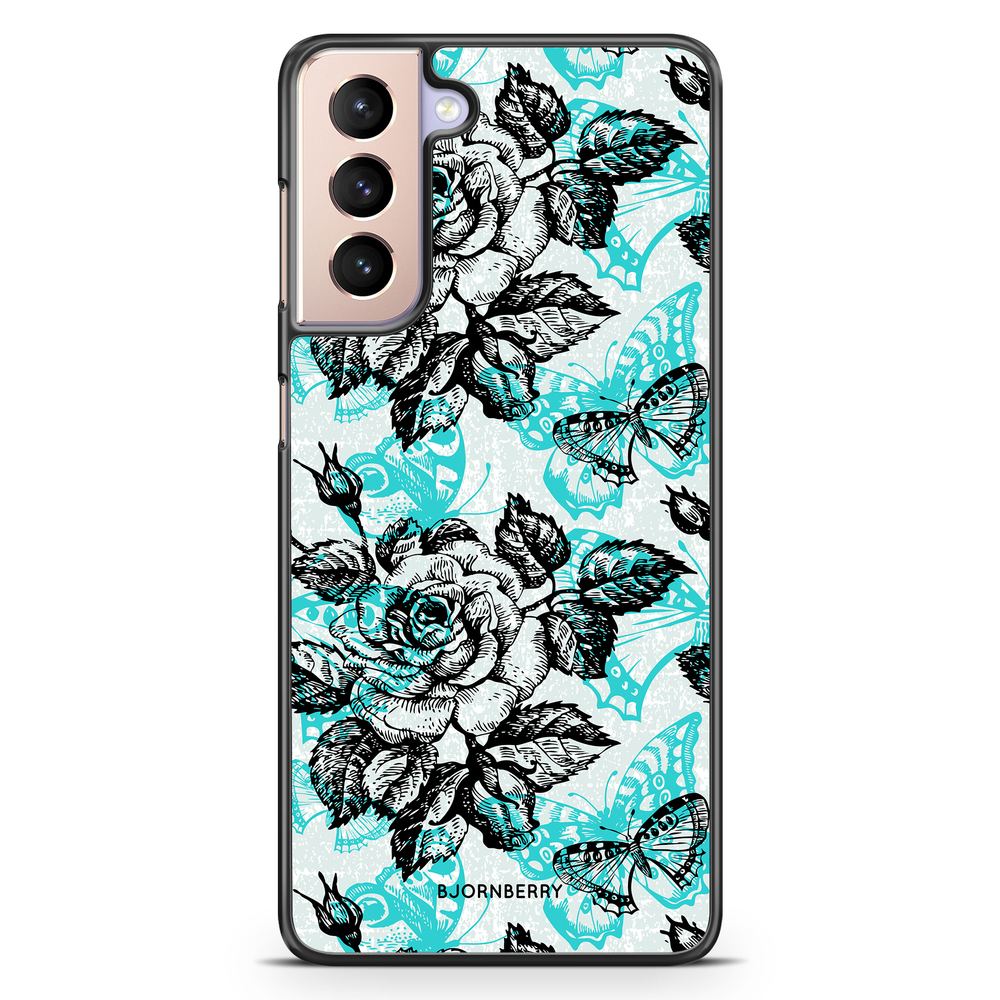 Samsung Galaxy S21 Case - Roses & Butterflies