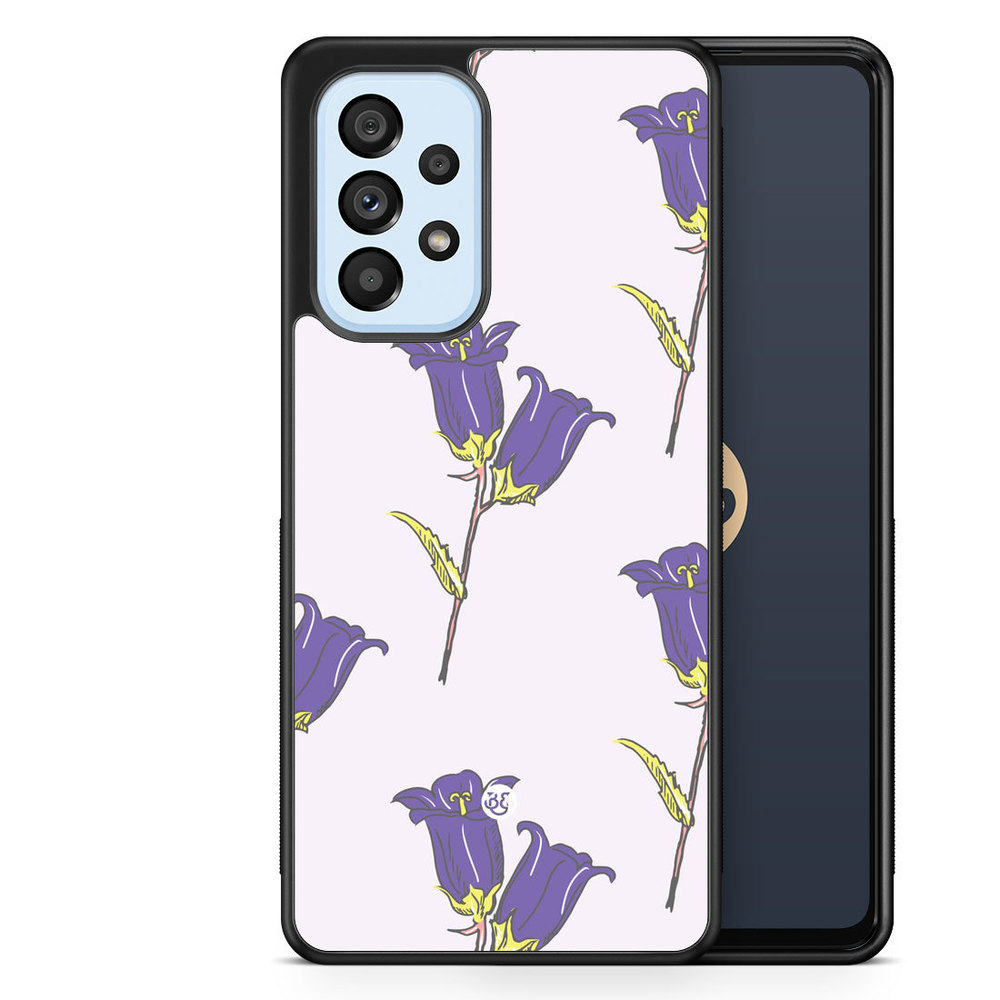 Samsung Galaxy A53 5G Case - Wild Purple Flowers