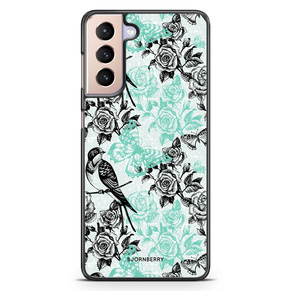 Samsung Galaxy S21 Case - Birds & Roses