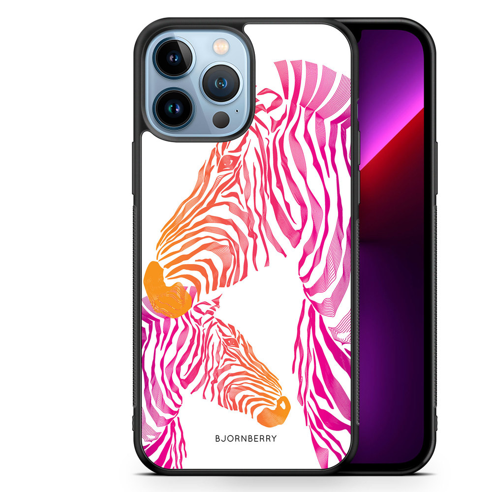 iPhone 13 Pro Max Case - Pink Zebras