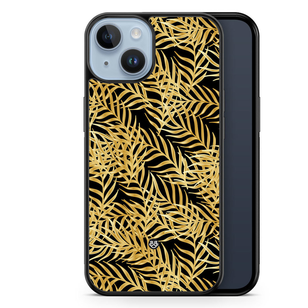 iPhone 14 Plus Case - Gold Palm
