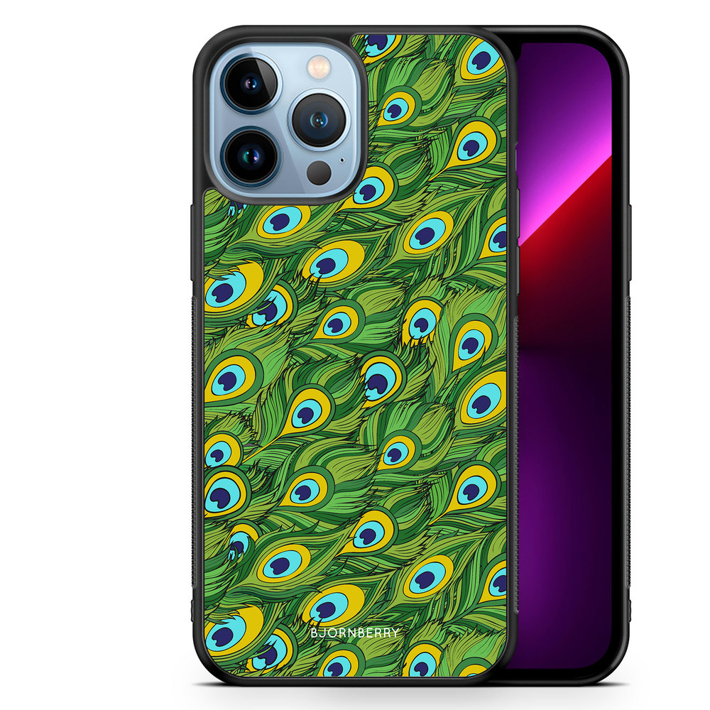 iPhone 13 Pro Max Case - Peacock Pattern
